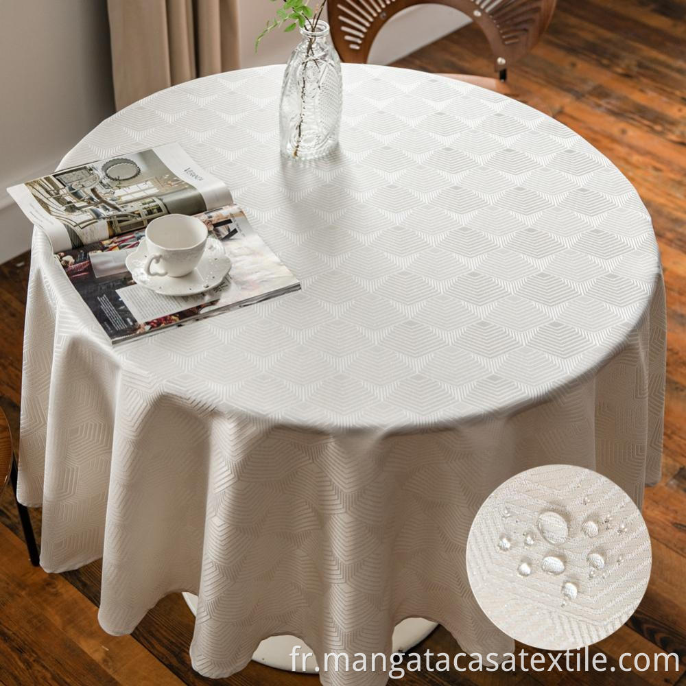 Beige Table Cloth